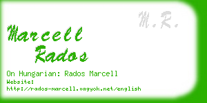 marcell rados business card